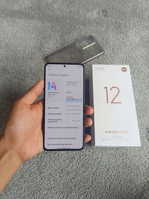 Xiaomi 12 T pro (8+3/256 gb)