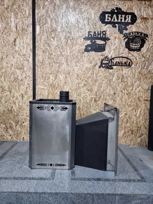 Печь для бани,сауны PRO-370  на 24 куба, сауна, баня, хамам, отопление