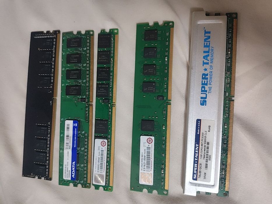 Продам Ddr 2x1гб 5шт