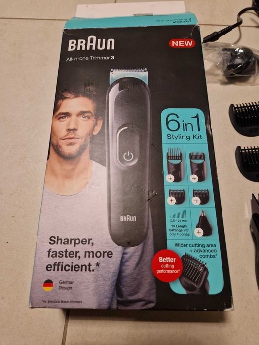 Машинка за подстригване Braun MGK5513, 6-in-1