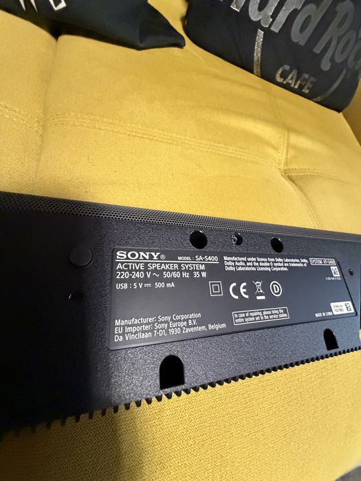 Soundbar wireless sony ht-s 400 super