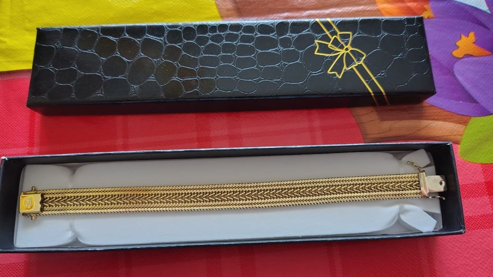 Brățară aur lucrată manual 14k
