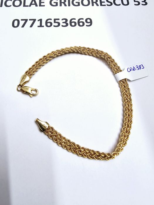 Vand bratara dama din aur 14 k 3.79 g cod 383