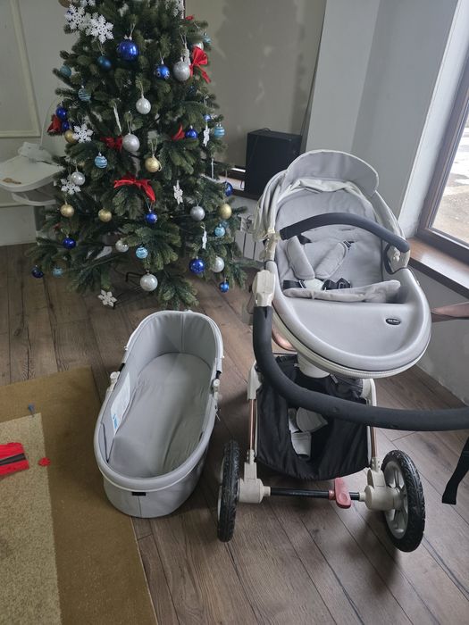 Коляска Hot mom, серая