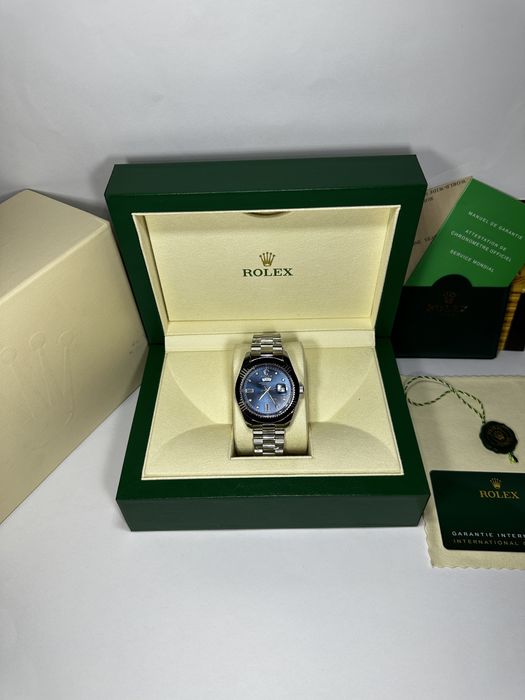 Day-Date Argintiu • 41 mm