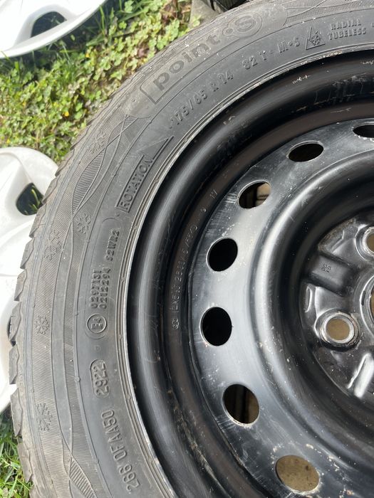 Зимни гуми с метални джанти