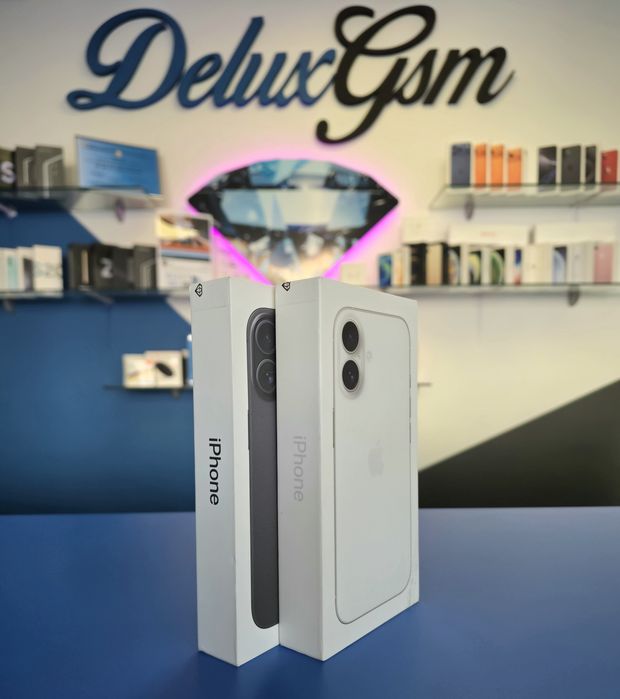 Iphone 16 / Black/White / sigilat / DeluxGSM