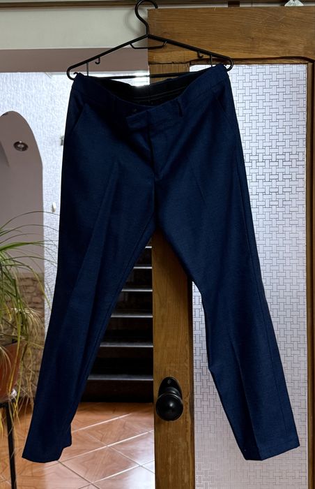 Costum barbatesc 3 piese albstru