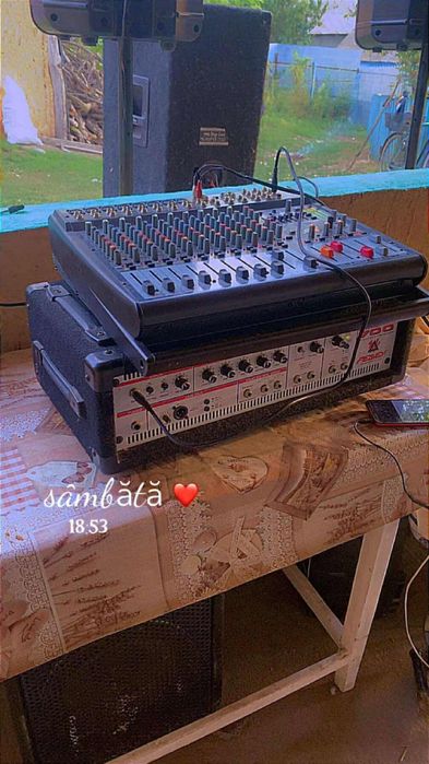 Mixer activ pmp4000, amplificator peavey 700 firebass