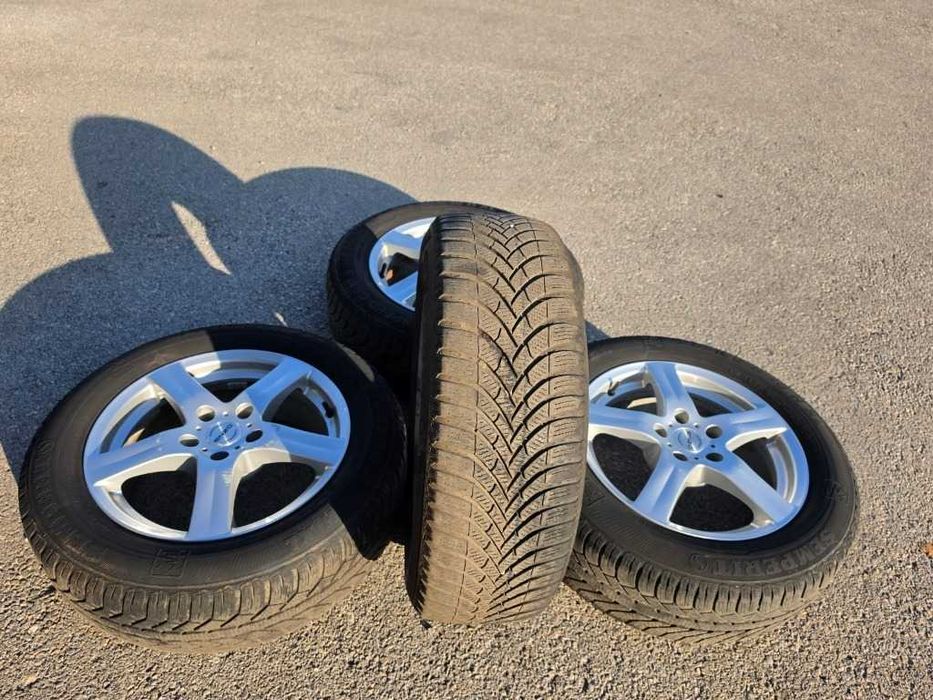 4бр гуми с алуминиеви джанти за Audi, VW, Seat, Skoda