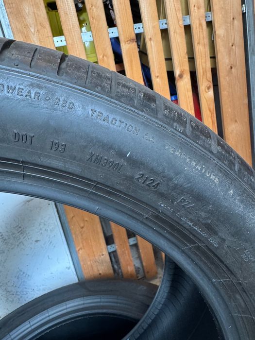 4 бр.летни гуми Pirelli ZERO PZ 5 :2 бр. 255/45/20;2 бр. 285/40/20 DOT 2124