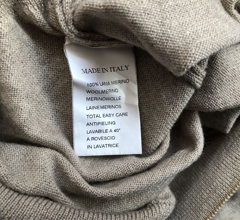 100% мерино вълна Danilo Trevigliani Merino Wool Jumper мъжки пуловер