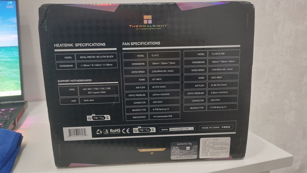 Кулер Процессора Thermalright Royal Pretor 130 Ultra