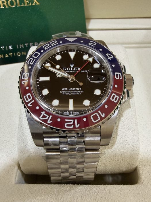 Rolex GMT-MASTER II 40 mm PEPSI 126710BLRO лучшее качество VSF