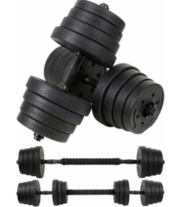 Set de gantere reglabil 2x15kg negru