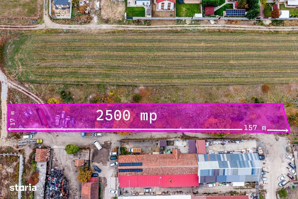 Teren de 2500 mp cu posibilitate de parcelare în Bujac Arad