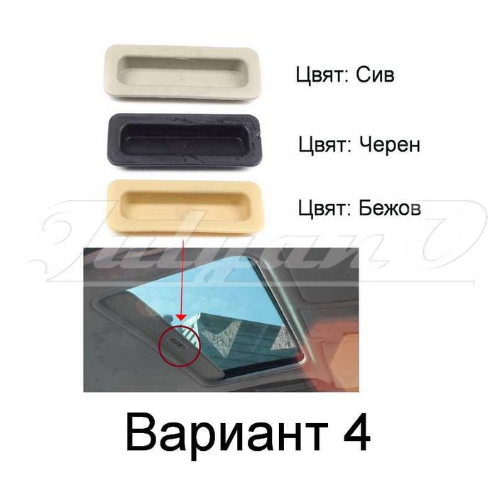 Резервни части водачи плъзгачи за шибидах (люк) за BMW 5 E39 + X5 E53