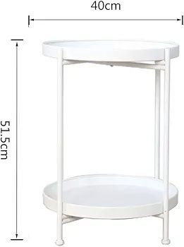 Легкий роскошный круглый журнальный столик