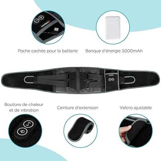 Електрическа масажна постелка COMFIER с функция за нагряване CF-3603S