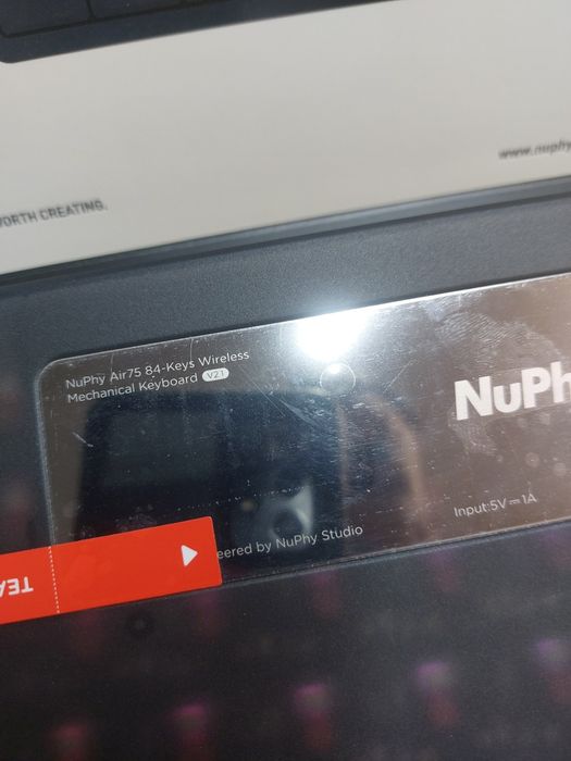 Tastatura mecanica rgb low profile Nuphy Air 75 Basalt Black,win,Mac.