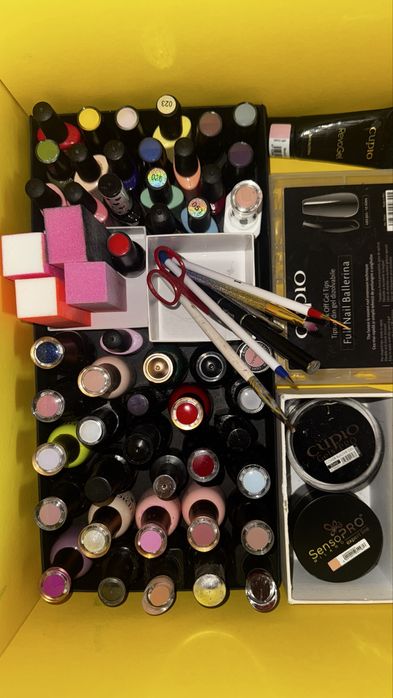 Kit unghii complet manichiura GEL, SEMI, ACRYGEL,