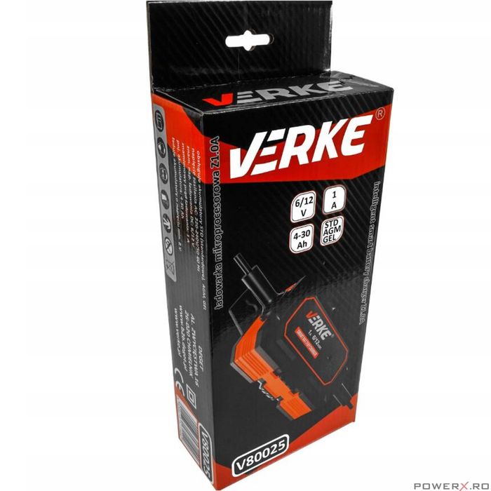 Redresor cu microprocesor, 6/12V Z1.0A, Verke