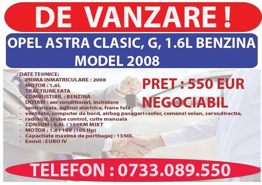 Vand Opel Astra G