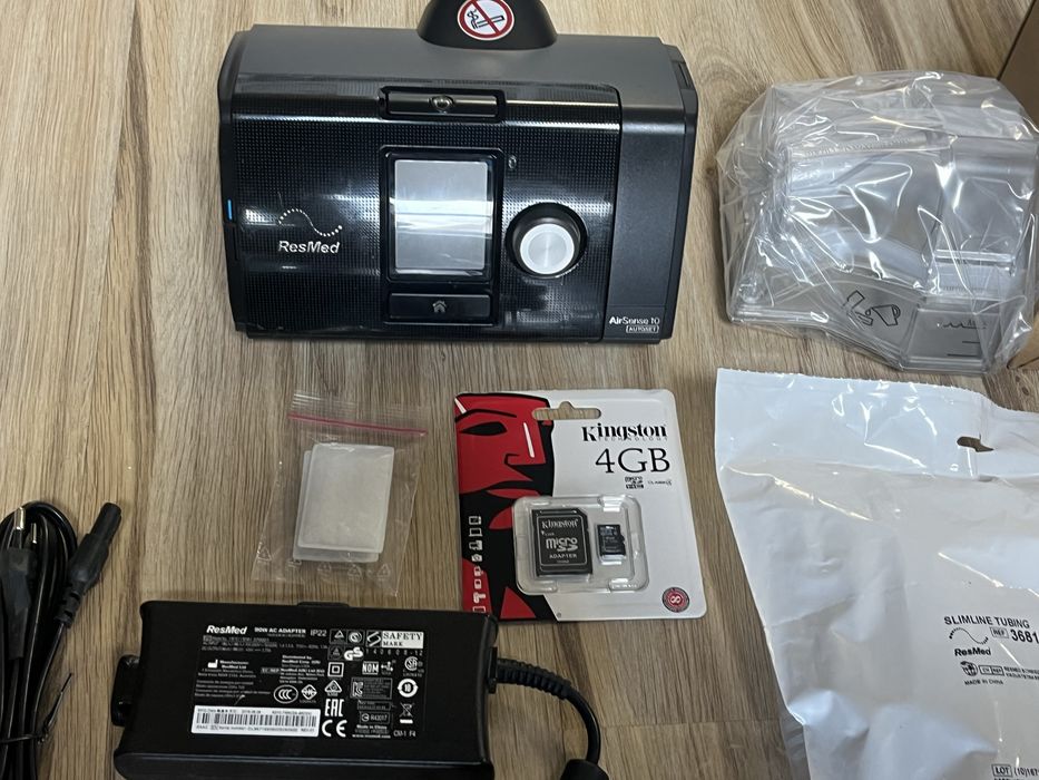 Aparat apnee CPAP APAP Resmed 10 Autoset cu accesorii, garantie 3 luni