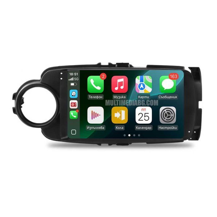 Toyota Yaris 2012-2017  Мултимедия Навигация Android
