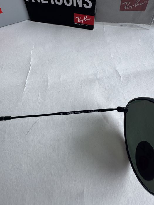 Ochelari de soare RAY BAN 3447 Round Metal Polarizati Noi