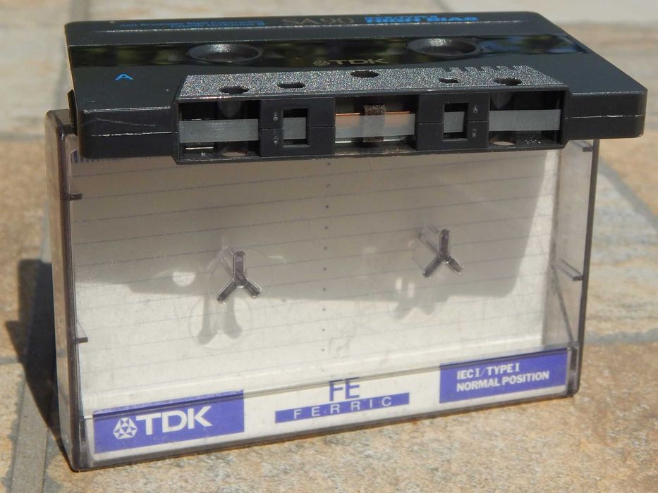 Caseta audio SA90 TDK FE Ferric Japonia cu cutie uzata nefunctionala