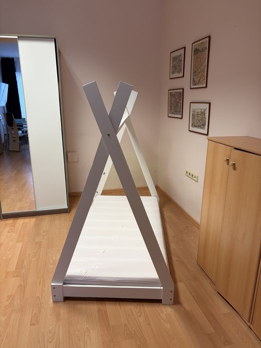 Детско легло Монтесори с матрак 160