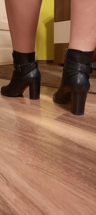 Botine Clarks, de piele, marimea 39