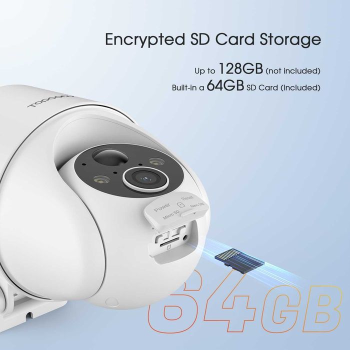 Охранителна камера със слънчеви батерии Topcony