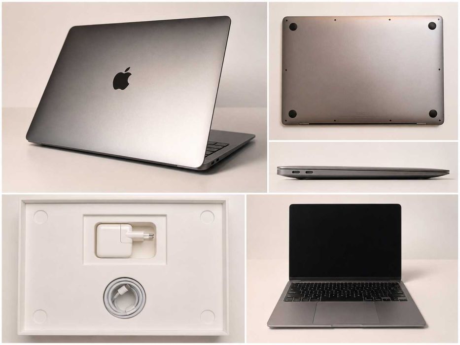 MacBook Air 13” M1 2020, 8GB RAM, 256GB SSD, Space Gray, Full Box