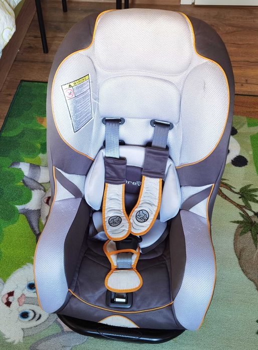 Детско столче за кола Brevi - Grand Prix, сиво с оранжево, до 18 kg