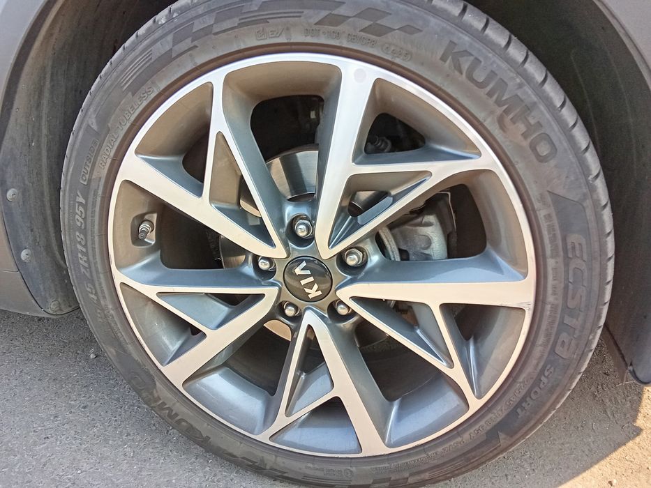 Schimb jante KIA 18' cu jante KIA 16'