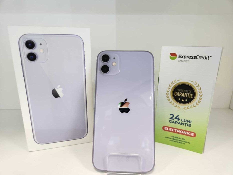 Telefon Iphone 11 64Gb – Baterie 84% – (Ag8 Tudor/B75727) – Garantie 2 Ani!