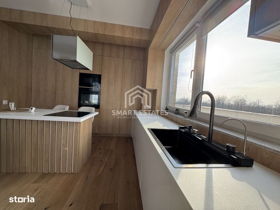 Penthouse - Duplex 4 camere de inchiriat II 217 mp II 2 locuri parcare