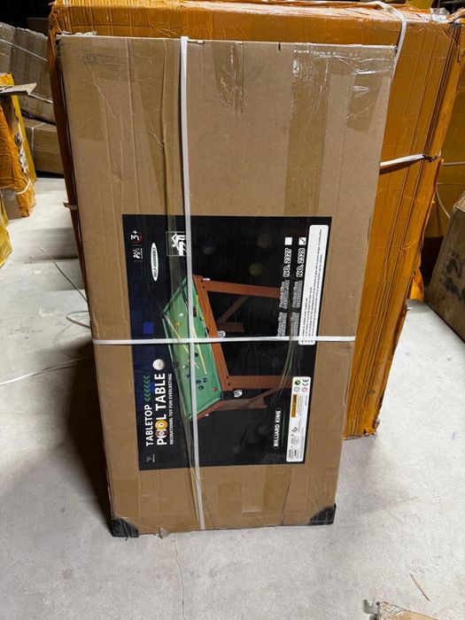 Бильардный стол настольный деревяный детский