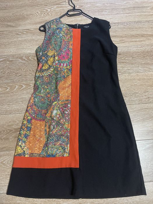 Rochie elegantă multicoloră, mărimea 38–40