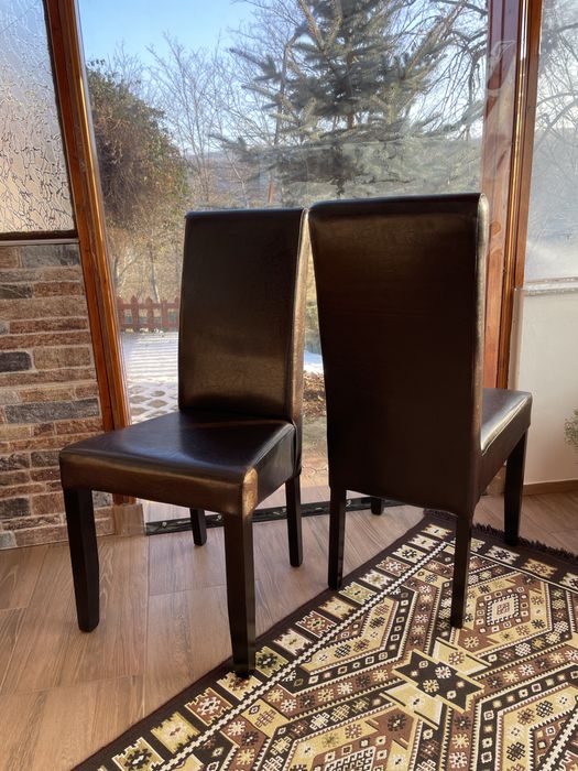 4 Scaune din imitatie piele
