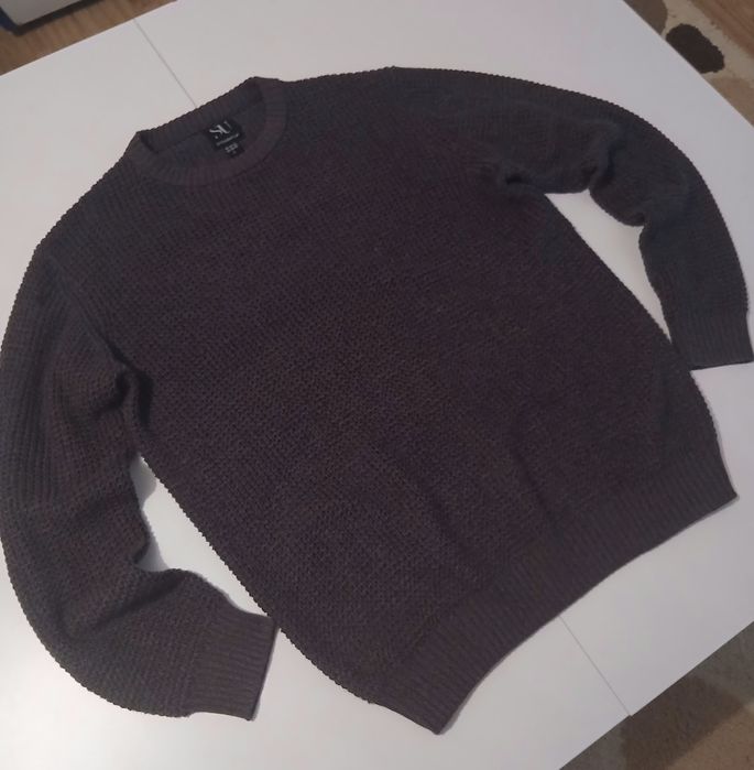 Pulover Elegant Griu