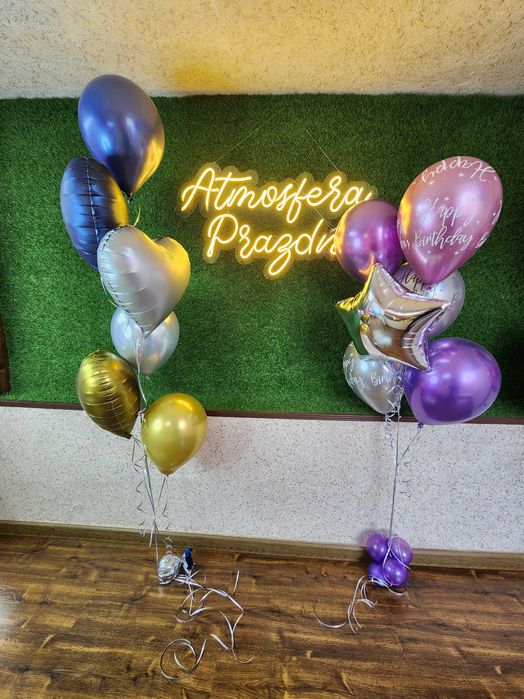 Воздушные шары, геливые ширики