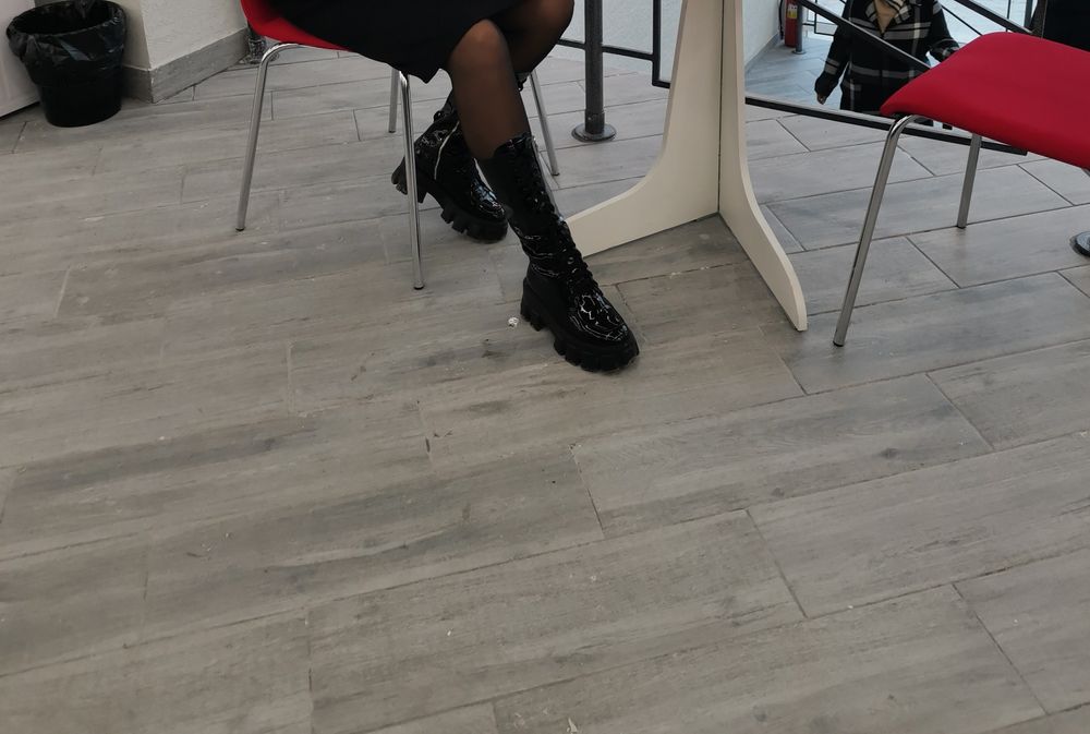 Сапоги лак натуральный