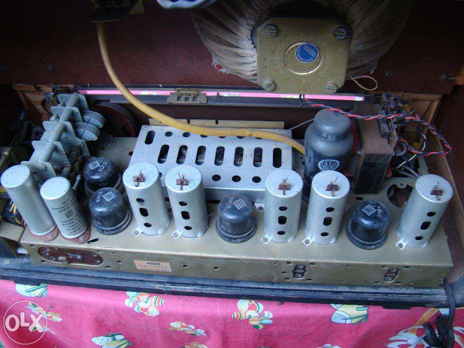 Radio Grundig pe lampi (Ansbach 38W), 1950 RARITATE!!! totul original