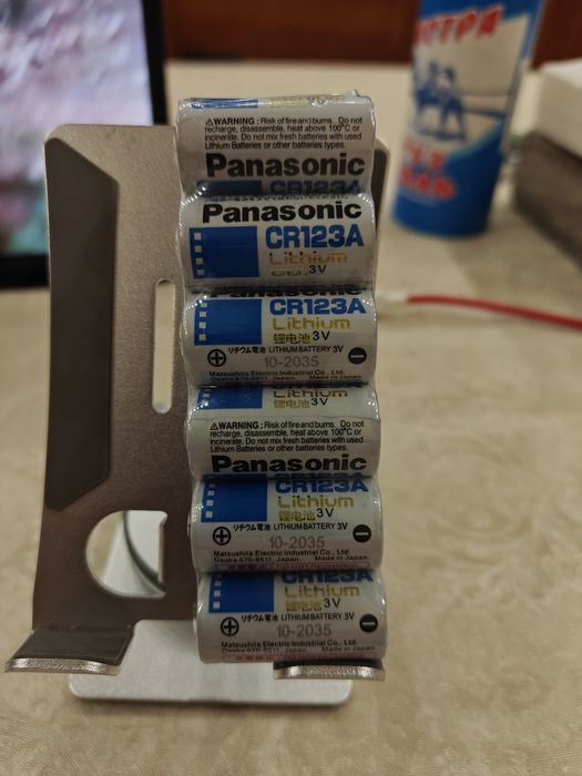Panasonic CR123A батарейки 6 шт