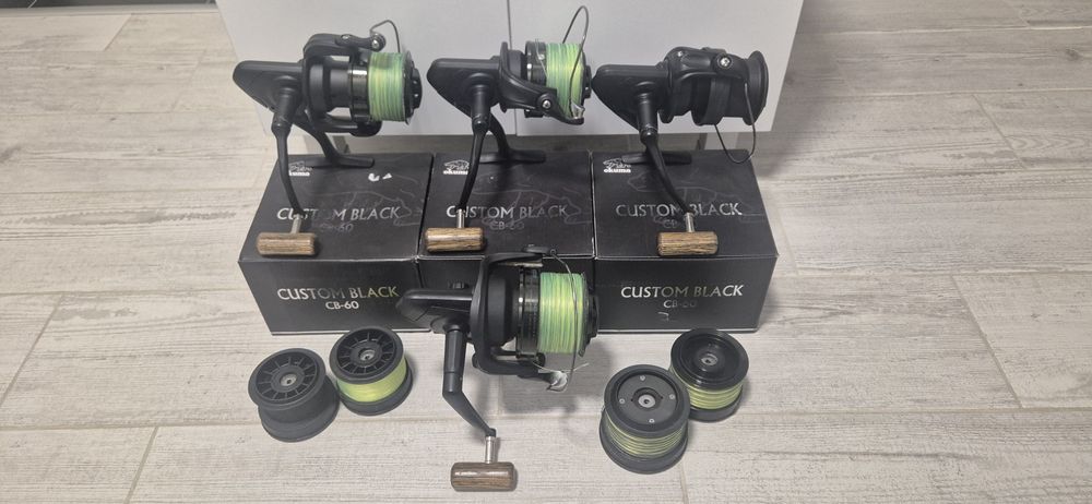 Mulinete Okuma Custom Black,sling Baracuda si geanta Caperlan..