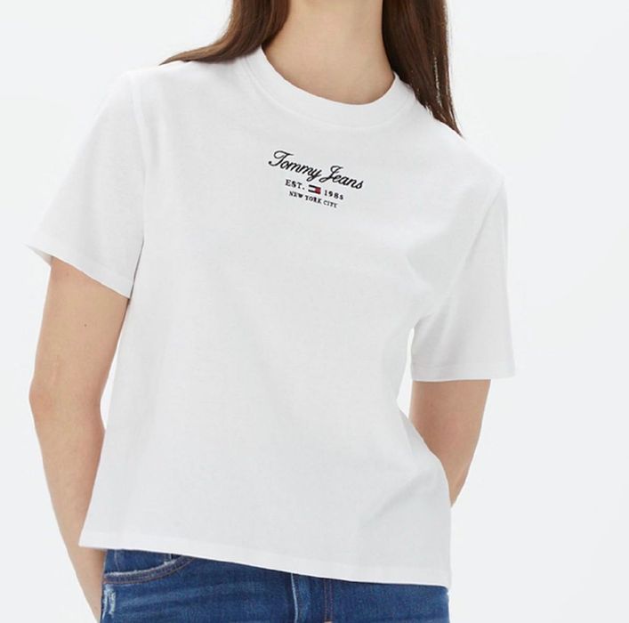 Tommy Jeans бяла тениска