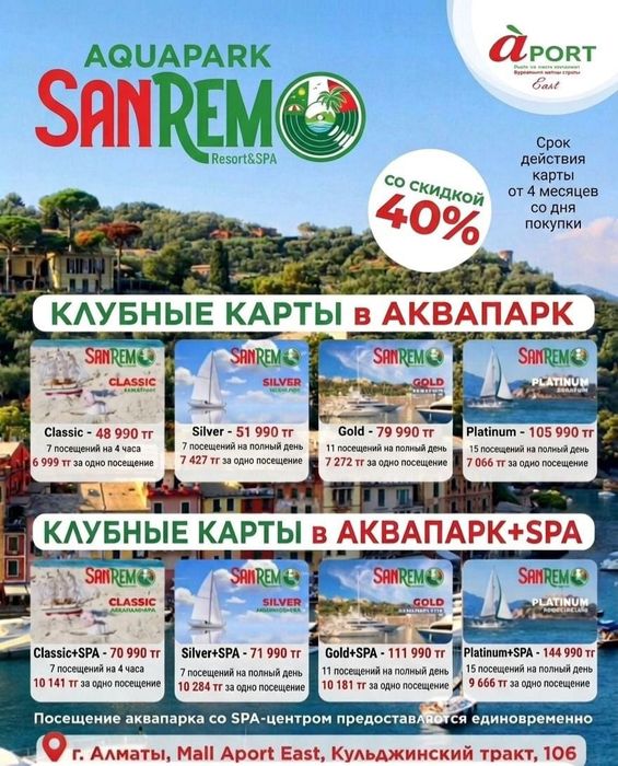 Аквапарк Санремо